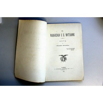 ANTICO OPUSCOLO "Il Mergozzo e il Mottarone" NOTE di Orazio Spanna ANNO 1884