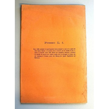 ANTICO OPUSCOLO "Il Mergozzo e il Mottarone" NOTE di Orazio Spanna ANNO 1884