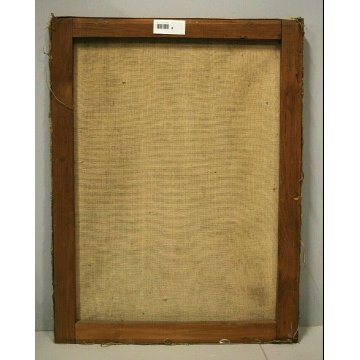 ANTICO DIPINTO PASTELLO CARTA TELA A. Beltrami RITRATTO DONNA DAMA FIGURA 1972