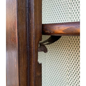 ANTICA ENORME VETRINA 1900 LIBRERIA 4 ANTE CREDENZA LEGNO DISPENSA FARMACIA OLD