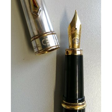 PENNA STILOGRAFICA ARGENTO 925 Cesare Emiliano VINTAGE Italy OLD FOUNTAIN PEN