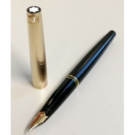 RARA ANTICA PENNA STILOGRAFICA Montblanc 124 NIB oro 750 FOUNTAIN PEN anni 30
