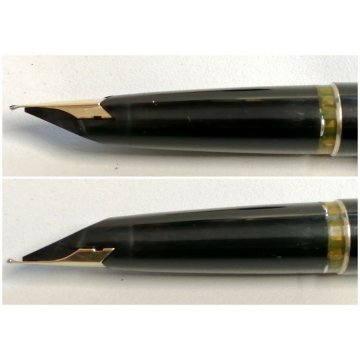 RARA ANTICA PENNA STILOGRAFICA Montblanc 124 NIB oro 750 FOUNTAIN PEN anni 30