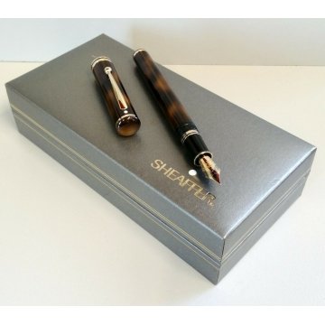 SHEAFFER Connaisseur TORTOISE SHELL LACCA Penna Stilografica 14k FOUNTAIN PEN