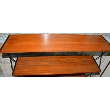 ETAGERE LIBRERIA TEAK Regal ANNI 50 ISA BERGAMO design OLD FORNITURE BOOKCASES