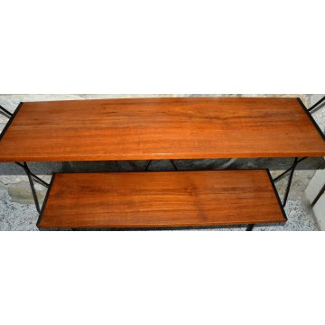 ETAGERE LIBRERIA TEAK Regal ANNI 50 ISA BERGAMO design OLD FORNITURE BOOKCASES