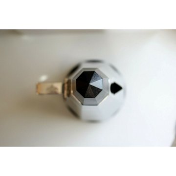 CAFFETTIERA ACCIAIO F.lli Calderoni Piramide OTTAGONALE VINTAGE DESIGN ANNI '60