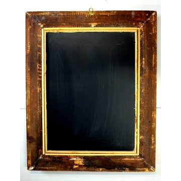 ANTICO SPECCHIO SPECCHIERA CORNICE LEGNO ORO DORATA DECORATA FOGLIE XXsec
