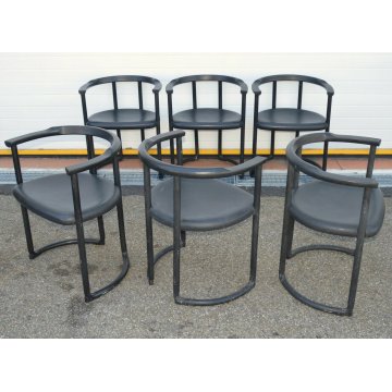 LOTTO 6 SEDIA DESIGN Tito Agnoli  "Achillea chair" YCAMI POSTMODERN ANNI '70 