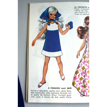 ORIGINALE ABITO Furga ALTA MODA 3 ESSE Mod. 8690 A Paraggi ABITO VESTITO anni 60
