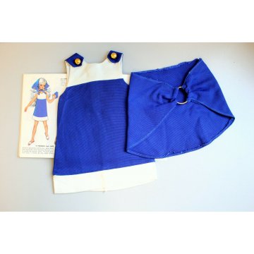 ORIGINALE ABITO Furga ALTA MODA 3 ESSE Mod. 8690 A Paraggi ABITO VESTITO anni 60