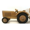 ANTICO TRATTORE MODELLINO IN SCALA LEGNO FWF RIMORCHIO MEZZO AGRICOLO GIOCATTOLO