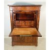ANTICO SECRETAIRE 1800 NOCE MOGANO RIBALTA SCRITTOIO CASSETTIERA IMPERO EPOCA