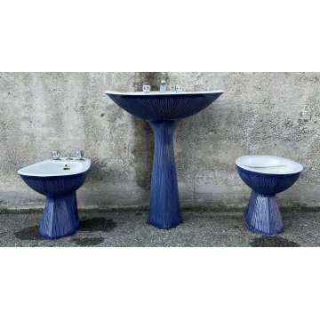 SET SANITARI BAGNO ANTONIA CAMPI RICHARD GINORI GARDENA CERAMICA SMALTATA LAVENO