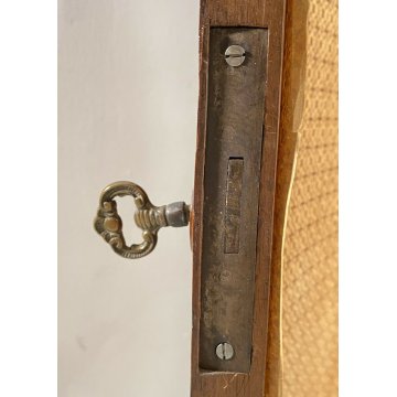 ANTICA ANGOLIERA LEGNO NOCE 2 RIPIANI ETAGERE PIATTAIA EPOCA PRIMO 900 ALZATA 