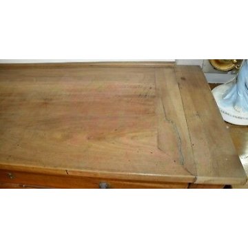 ANTICA CREDENZA PIEMONTESE legno NOCE epoca 800 SCOLPITA madia DISPENSA archivio