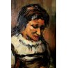 ANTICO QUADRO DIPINTO OLIO Carlo Bossone OSSOLA INTERNO RITRATTO DONNA ARCOLAIO