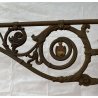 GRANDE LAMPADARIO ESTERNO VILLA ANTICA APPLIQUE DA PARETE 1800 LANTERNA BRACCIO 