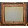 ANTICO QUADRO De Benedetti EPOCA 900 PAESAGGIO NEVE MONTAGNA DIPINTO OLIO TAVOLA