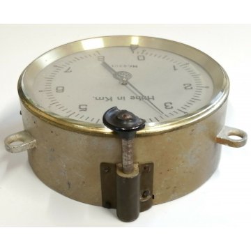 ANTICO ALTIMETRO Tedesco WW1 Höhe in Km. AERONAUTICA militare GUERRA MONDIALE