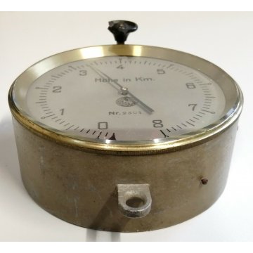ANTICO ALTIMETRO Tedesco WW1 Höhe in Km. AERONAUTICA militare GUERRA MONDIALE