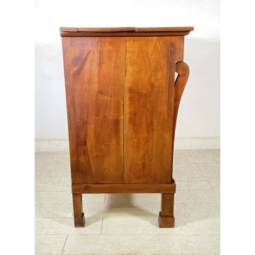ANTICO COMÒ IMPERO 1800 CASSETTONE LEGNO CILIEGIO 4 CASSETTI GUARDAROBA 
