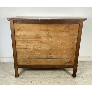 ANTICO COMÒ IMPERO 1800 CASSETTONE LEGNO CILIEGIO 4 CASSETTI GUARDAROBA 