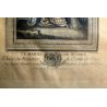 lotto 4 QUADRI ANTICHE STAMPE ACQUERELLATE SCENE GALANTI VITA ARISTOCRATICA '800