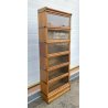 ANTICA LIBRERIA GLOBE WERNICKE VETRINA ANNI 20 SET DI 6 LEGNO ROVERE INGLESE OLD