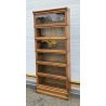 ANTICA LIBRERIA GLOBE WERNICKE VETRINA ANNI 20 SET DI 6 LEGNO ROVERE INGLESE OLD