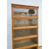ANTICA LIBRERIA GLOBE WERNICKE VETRINA ANNI 20 SET DI 6 LEGNO ROVERE INGLESE OLD