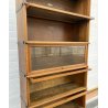 ANTICA LIBRERIA GLOBE WERNICKE VETRINA ANNI 20 SET DI 6 LEGNO ROVERE INGLESE OLD