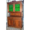 ANTICA CREDENZA Liberty BUFFET LEGNO epoca DISPENSA VETRINA OLD SHOWCASE CABINET
