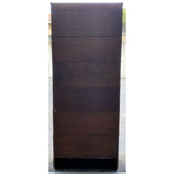 ANTICA LIBRERIA GLOBE WERNICKE VETRINA ANNI 20 SET DI 6 LEGNO ROVERE INGLESE OLD