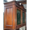 ANTICA CREDENZA Liberty BUFFET LEGNO epoca DISPENSA VETRINA OLD SHOWCASE CABINET