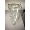 LAMPADARIO VETRO MURANO TRASPARENTE CON GOCCE LANTERNA  ANNI '40/'50 VINTAGE