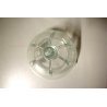 LAMPADARIO VETRO MURANO TRASPARENTE CON GOCCE LANTERNA  ANNI '40/'50 VINTAGE