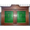 ANTICA CREDENZA Liberty BUFFET LEGNO epoca DISPENSA VETRINA OLD SHOWCASE CABINET