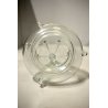 LAMPADARIO VETRO MURANO TRASPARENTE CON GOCCE LANTERNA  ANNI '40/'50 VINTAGE