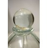 LAMPADARIO VETRO MURANO TRASPARENTE CON GOCCE LANTERNA  ANNI '40/'50 VINTAGE