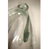 LAMPADARIO VETRO MURANO TRASPARENTE CON GOCCE LANTERNA  ANNI '40/'50 VINTAGE