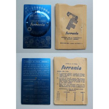RARA FOTOCAMERA Ferrania OFFICINE GALILEO CONDOR I N°017664 1:3,5 f 5 EPOCA 1948