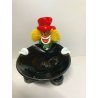 SCULTURA PAGLIACCIO CLOWN VETRO MURANO SVUOTA TASCHE POSACENERE VINTAGE DESIGN 