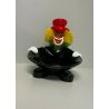 SCULTURA PAGLIACCIO CLOWN VETRO MURANO SVUOTA TASCHE POSACENERE VINTAGE DESIGN 