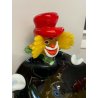 SCULTURA PAGLIACCIO CLOWN VETRO MURANO SVUOTA TASCHE POSACENERE VINTAGE DESIGN 