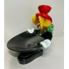 SCULTURA PAGLIACCIO CLOWN VETRO MURANO SVUOTA TASCHE POSACENERE VINTAGE DESIGN 
