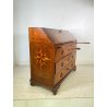 ANTICO MOBILE RIBALTA SCRITTOIO INTARSIATO CILIEGIO XVIII SECOLO '700 LUIGI XV