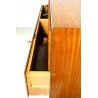  COMO' DESIGN Paolo Buffa 4 CASSETTI MOGANO LEGNO OTTONE DRESSER EPOCA ANNI 1950