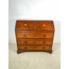 ANTICO MOBILE RIBALTA SCRITTOIO INTARSIATO CILIEGIO XVIII SECOLO '700 LUIGI XV
