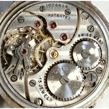 ANTICO OROLOGIO POLSO Tavannes 5 ref. 032k MECCANICO anni 40 OLD WRIST WATCH